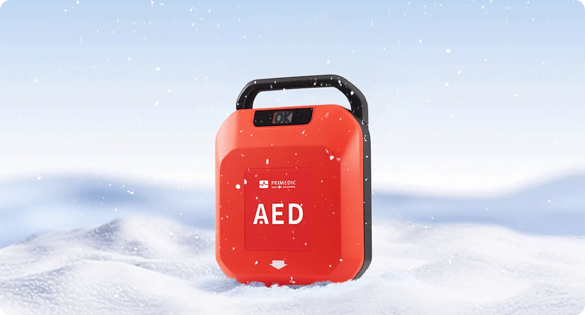 PRIMEDIC HeartSave Y im Schnee